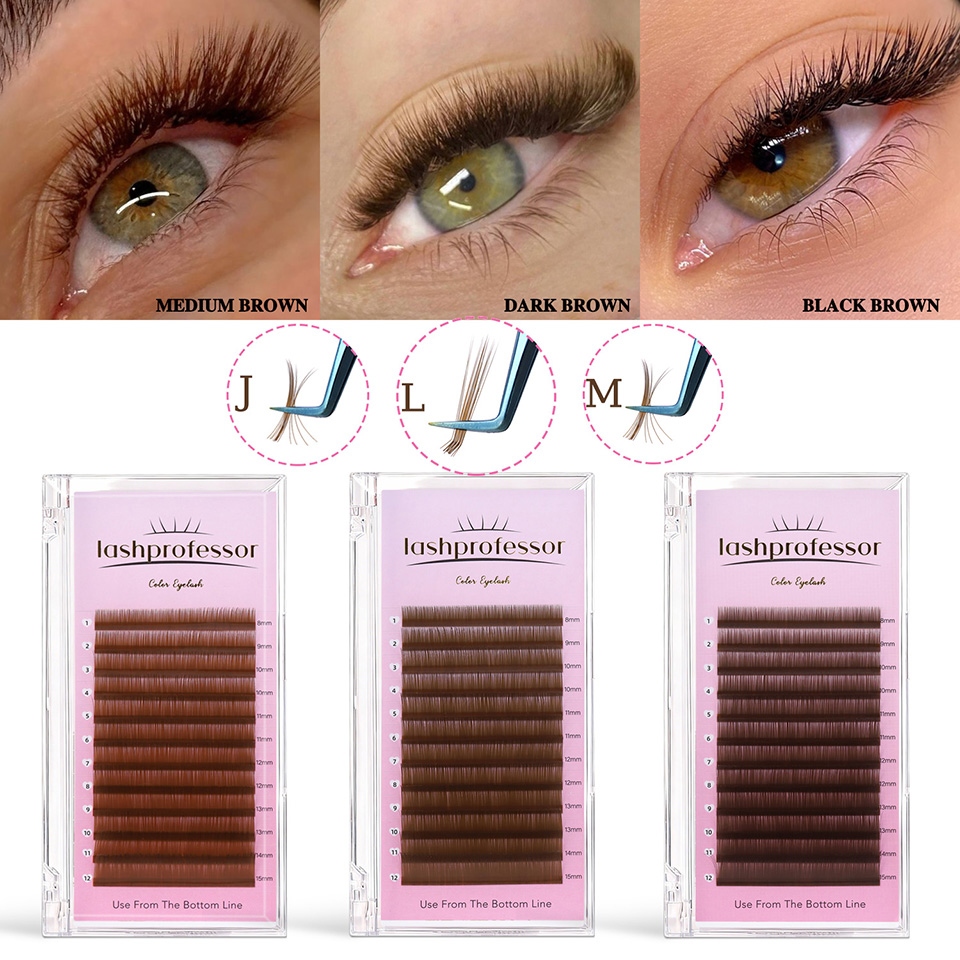 Eyelash Extension Russian - Lashprofessor J L M Curl, Bulu