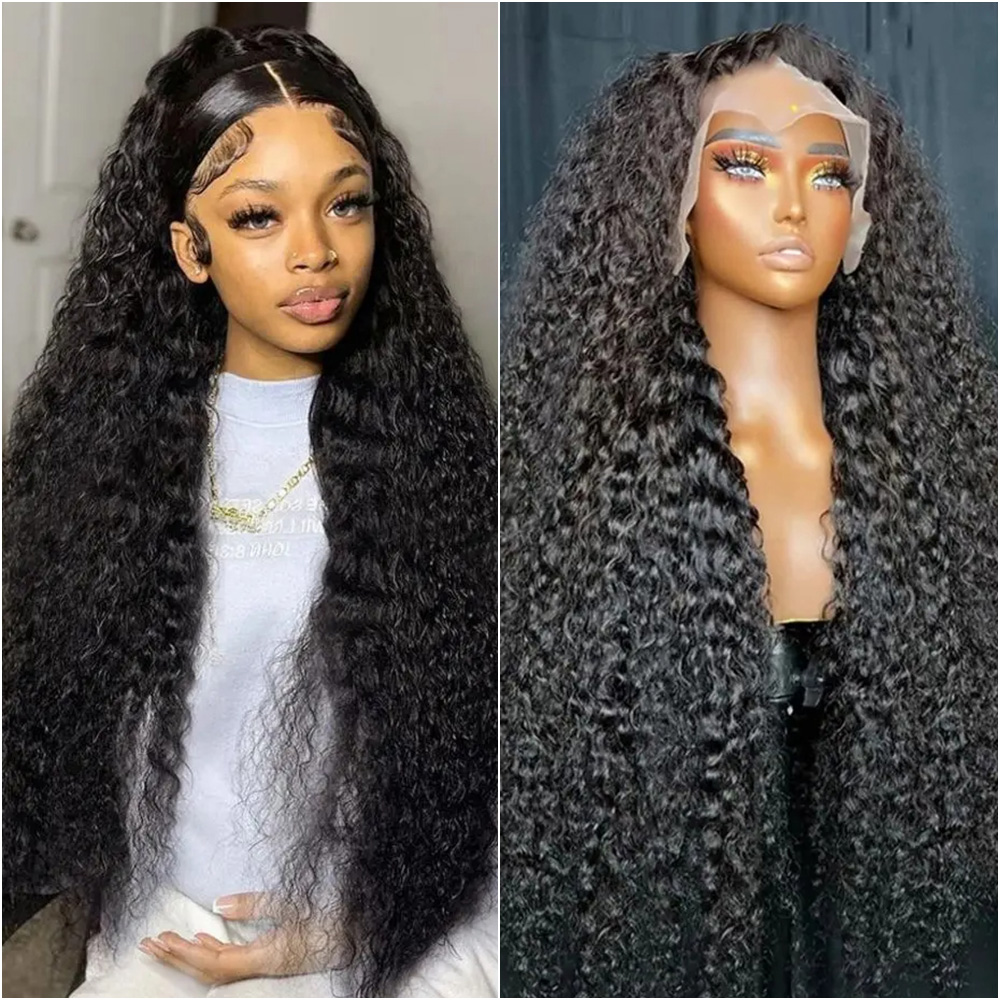 Eyelash Extension Natural Look - Wig Rambut Asli Deep Wave 13x6