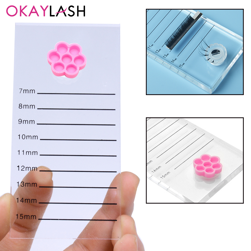 Eyelash Extension London - Jelas kristal ekstensi bulu mata skala