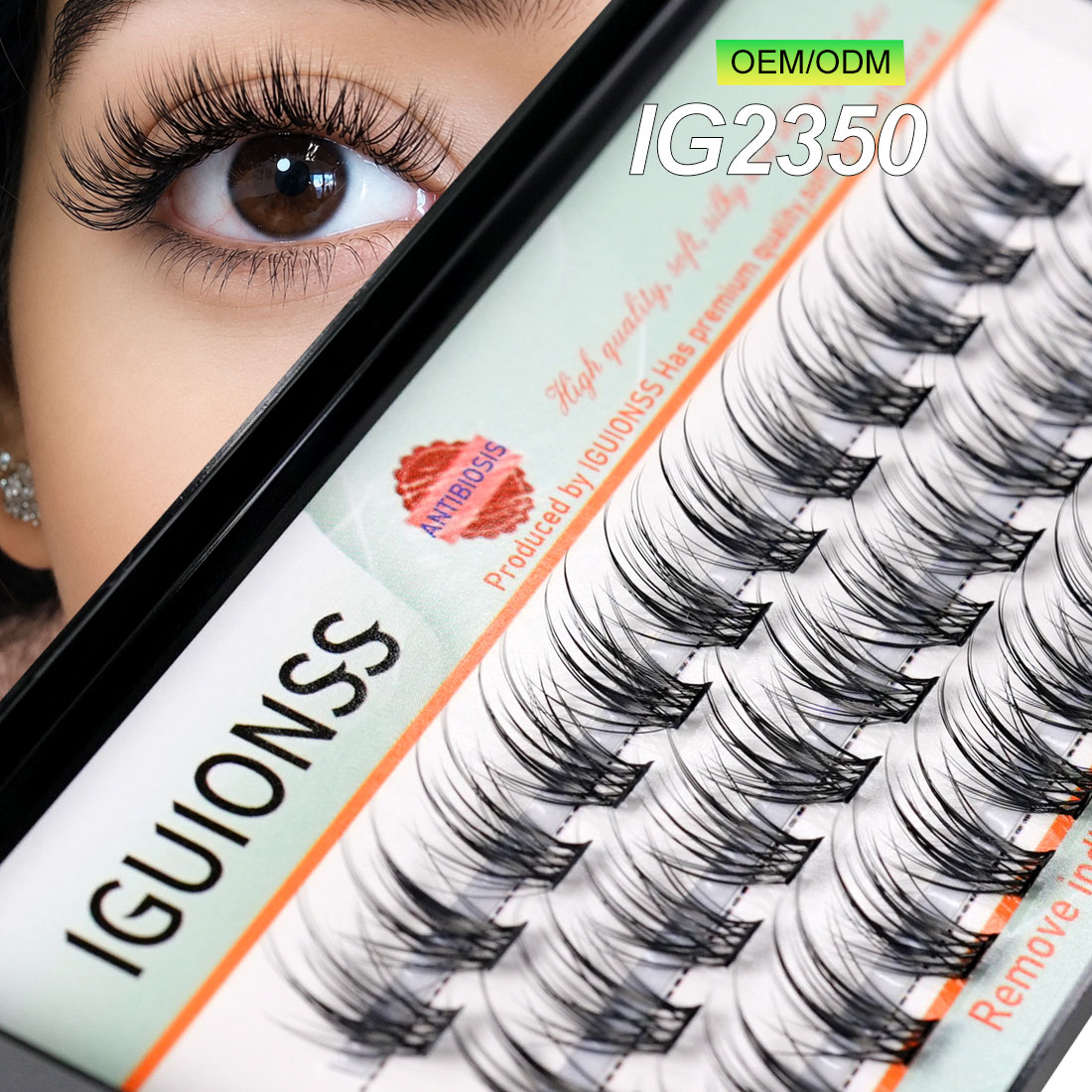 OEM ODM Lash Clusters DIY Ekst - Eyelash Extension Human Hair ulasan dan harga