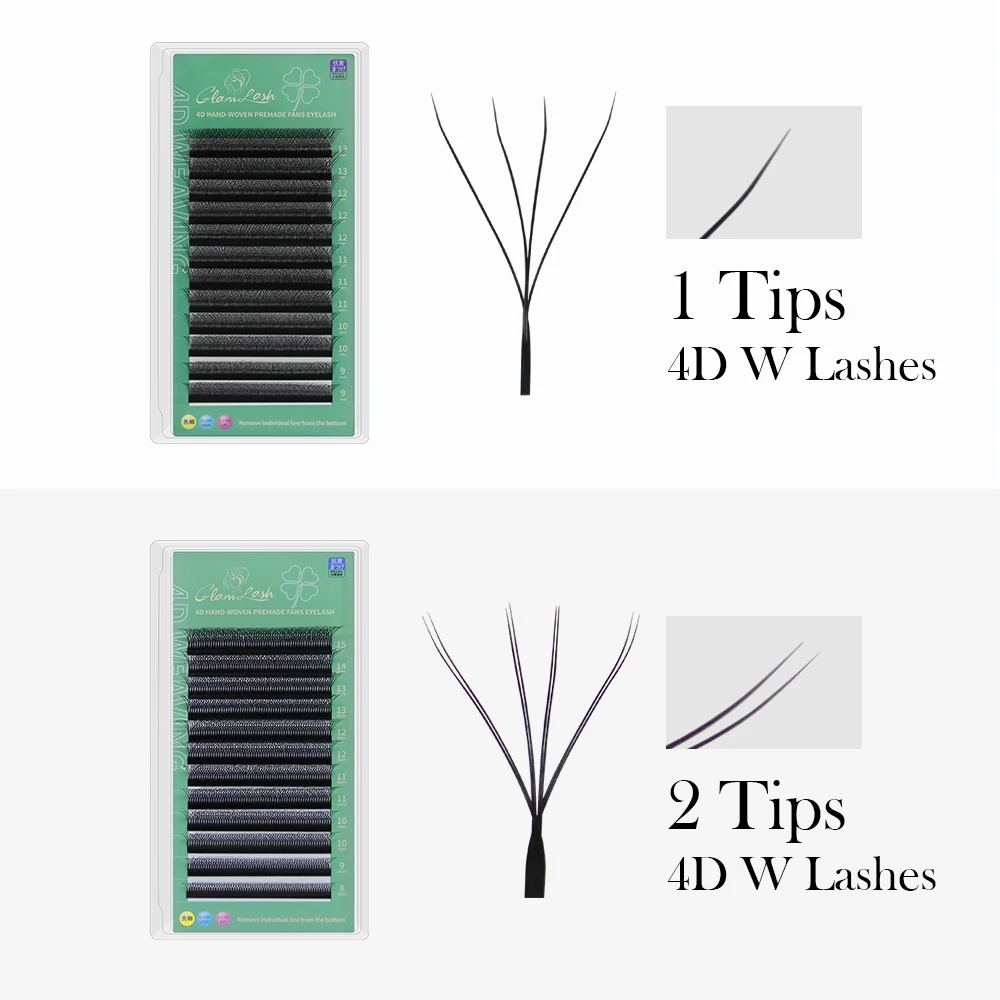 Glamor bulu mata 4D W ekstensi - Eyelash Extension Human Hair ulasan dan harga