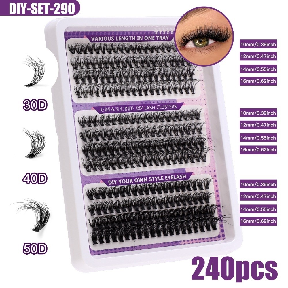 Bulu Mata Palsu Natural Look W - Eyelash Extension Natural Look ulasan dan harga