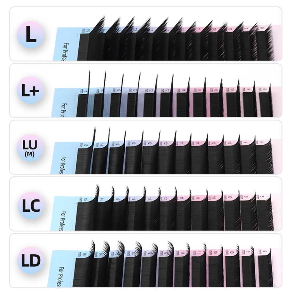RUJADE L + LC LD LU(M) Curl ek - Eyelash Extension Human Hair ulasan dan harga
