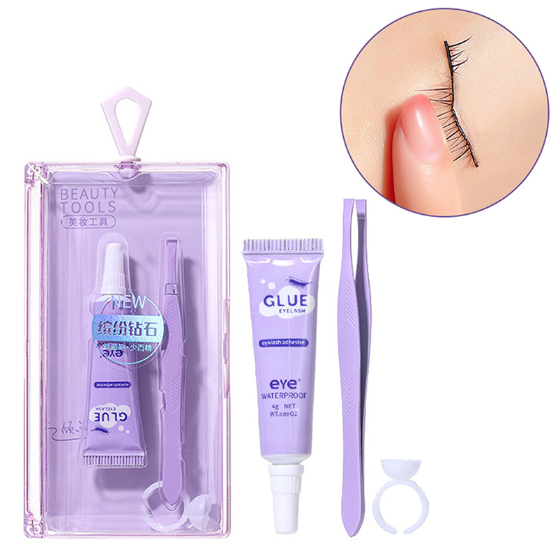 Lem Bulu Mata dengan Set Pinse - Eyelash Extension Eye Irritation ulasan dan harga